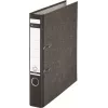Leitz 1050 Standard Aktenordner A4 52 mm Schwarz Recyclingkarton mit Schlitzen, Fingerloch, Metalleckenbeschlägen 1050-50-95