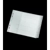 Leitz A-Z Alphabetischer Register, A4, graue Kunststofftabs auf 250 g/m² Karton, 20-teilig, 11-Loch Universalstanze 1262-01-00