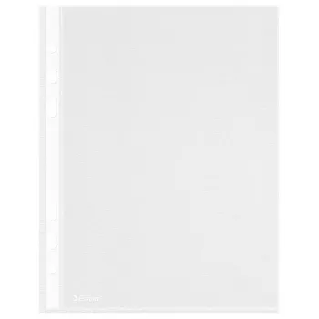 LEITZ Esselte A5 Mehrfachlochung Hüllen 50 Mikron Transparent 100er Pack 23782