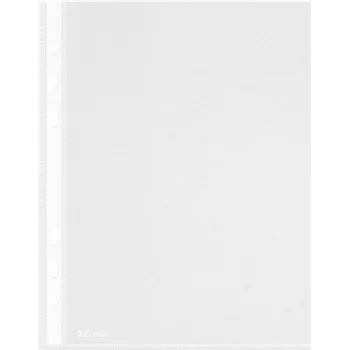 LEITZ Esselte A5 Mehrfachlochung Hüllen 50 Mikron Transparent 100er Pack 23782