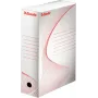 LEITZ Esselte Archivbox, 100 mm Rücken, weißer Wellpappe mit vorgedruckten Linien zur Organisation (128201)