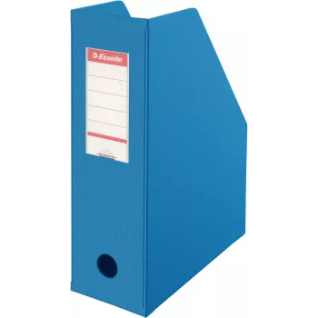 LEITZ Esselte Standard Zeitschriftenhalter DIN A4 Blau 100 mm PVC-beschichteter Karton 56075