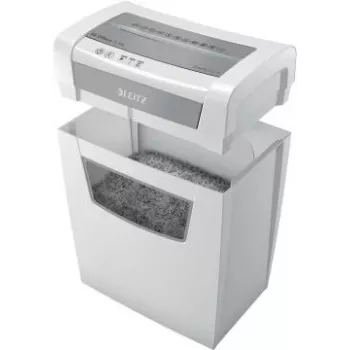 LEITZ IQ Office S Aktenvernichter Cross-Cut P-4, 10 Blatt, Weiß