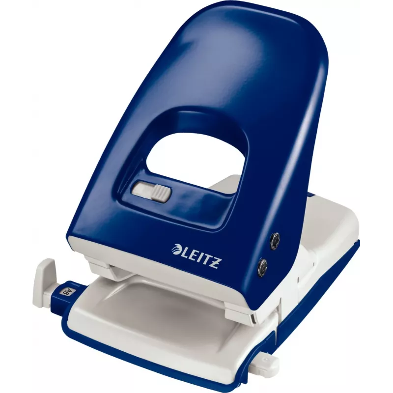 LEITZ Nexxt 5138 Blau 40-Blatt 2-Loch-Locher mit Metallbasis und Kunststoffoberteil 5138-00-35