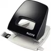 Leitz NeXXt Tischlocher, 30 Blatt, 2 Löcher, 5,5 mm, A4-A6, Folio, US-Quart, Metall & Kunststoff, Schwarz 5005-00-95