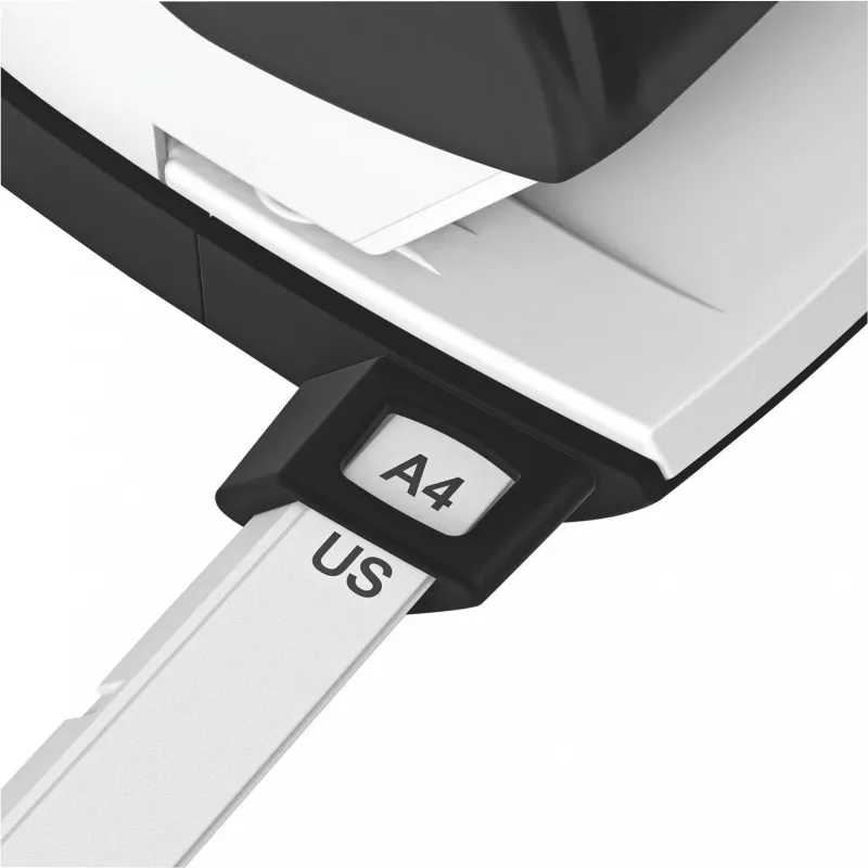 Leitz NeXXt Tischlocher, 30 Blatt, 2 Löcher, 5,5 mm, A4-A6, Folio, US-Quart, Metall & Kunststoff, Schwarz 5005-00-95