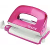 Leitz NeXXt Series WOW Metall Mini Locher, Pink, 2-Loch, 10 Blatt, Metallic-Finish 5060-10-23