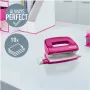 Leitz NeXXt Series WOW Metall Mini Locher, Pink, 2-Loch, 10 Blatt, Metallic-Finish 5060-10-23