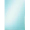LEITZ Premium A4 Dokumentenhülle, PVC, Blau, 0,15 mm, oben und seitlich offen, archivsicher, Hartfolie (4100-00-35)