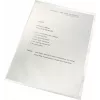 LEITZ re:cycle A4 Präsentationshülle, 100 % recyceltes PP, 0,13 mm genarbt, oben und seitlich offen, transparent, 10er-Pack 4401-10-03