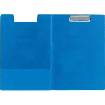 LEITZ Solid Klemmbrettmappe A4 Blau mit Klemme und Innentasche 3960-00-35