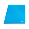 LEITZ Solid Notizbuch A4 liniert Schwarz 80 Blatt Hardcover fadengebunden mit Gummiband, Stifthalter, Lesezeichen und Innentasche 46640030