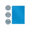 LEITZ Solid Notizbuch A4 liniert Schwarz 80 Blatt Hardcover fadengebunden mit Gummiband, Stifthalter, Lesezeichen und Innentasche 46640030