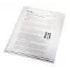 LEITZ Standard A4 Dokumentenhülle, Polypropylen, genarbt, blau, 0,13 mm, oben und seitlich offen, dokumentensicher, Daumenausschnitt 4000-00-35
