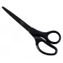 Leitz Titanium Quality Schere 180 mm, Edelstahlklingen mit Titanbeschichtung, ergonomische Soft-Grip-Griffe, Schwarz/Rot, für Papier und Stoff 5419-60-95