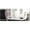 Leitz WOW 5008 Schreibtischorganizer, Hochglanzweiß, 4 Fächer, Würfeldesign 5008-10-01