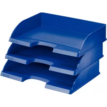 Leitz WOW A4 Aufbewahrungsbox Metallic Blau 70 mm Rücken Click & Store 5218-00-35
