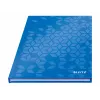 Leitz WOW Hardcover Notizbuch A5 liniert 90 Blatt Blau 4627-10-36