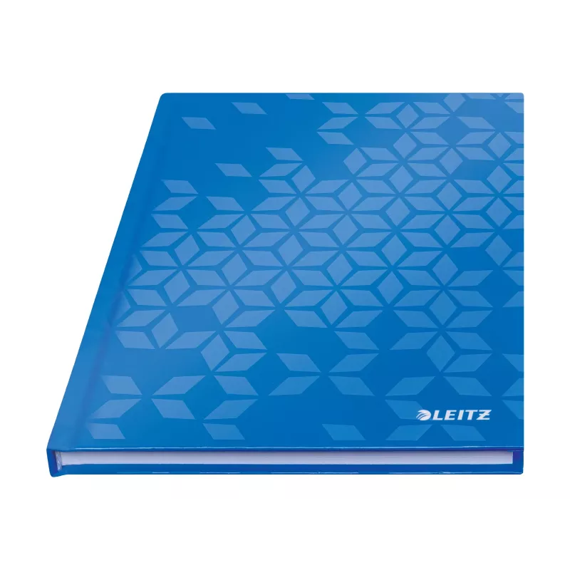 Leitz WOW Hardcover Notizbuch A5 liniert 90 Blatt Blau 4627-10-36