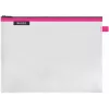 LEITZ WOW Traveller Reißverschluss-Beutel Groß, Pink, Wasserabweisend, A4, 1 Stück 4026-00-23