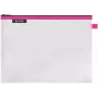 LEITZ WOW Traveller Reißverschluss-Beutel Groß, Pink, Wasserabweisend, A4, 1 Stück 4026-00-23