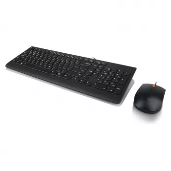 Lenovo 300 USB Keyboard - US English QWERTY - Schwarz