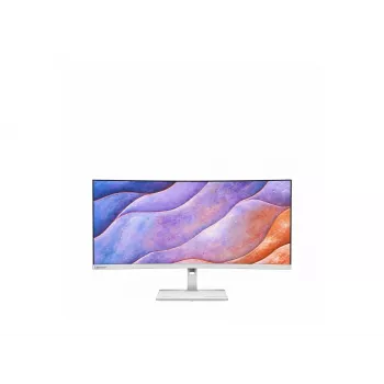 Lenovo L34W-4C 34 Zoll Curved WQHD Ultrawide IPS Monitor 120Hz, 150mm Höhenverstellung, Cloud Grey