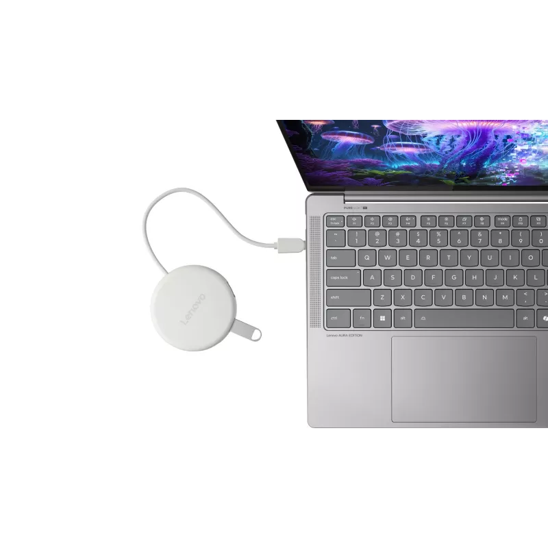 Lenovo Slim USB-C Hub GX91V16416, HDMI 2.1, USB 10 Gbit/s, Seashell