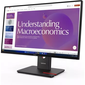 Lenovo T24D-40 23.8 inch WUXGA IPS Monitor mit USB-Hub und ergonomischem Standfuß
