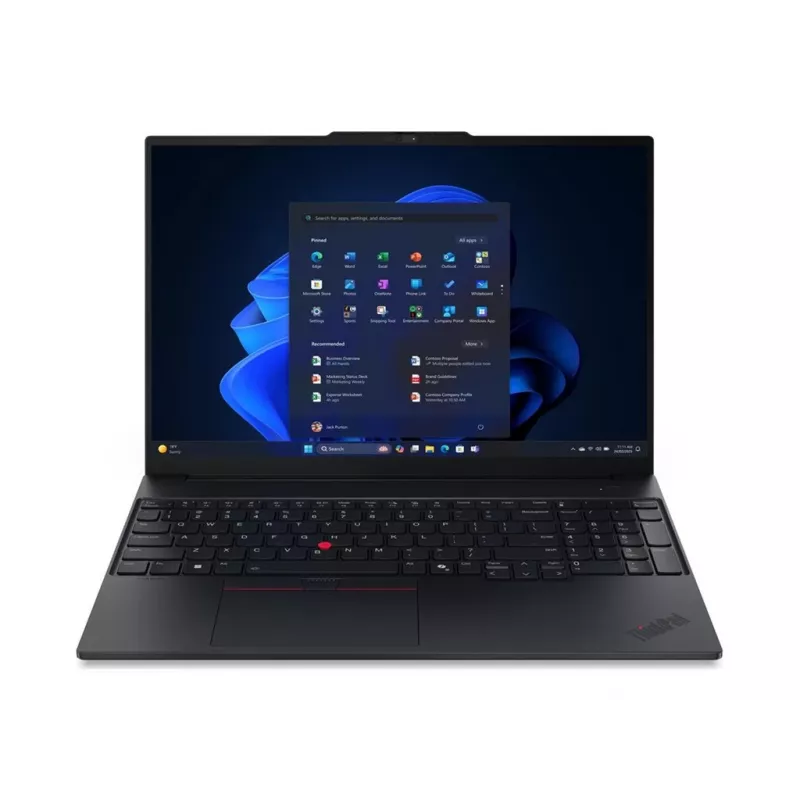 Lenovo ThinkPad E16 G4 AMD 16 Zoll WUXGA IPS Laptop, AMD Ryzen AI 5 330, 16 GB DDR5, 512 GB SSD, AMD Radeon 820M Grafik, Windows 11 Pro, Schwarz