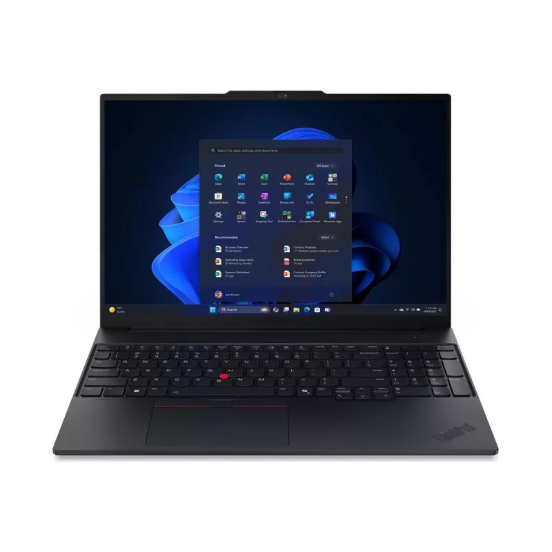 Lenovo ThinkPad E16 Gen 4 16 Zoll WUXGA AMD Ryzen 7 AI 345 16GB 512GB SSD AMD Radeon 840M Windows 11 Pro Nordische Tastatur mit Hintergrundbeleuchtung Fingerabdruckleser 3 Jahre Garantie