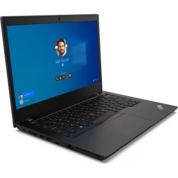 Lenovo ThinkPad L14 G2 14 inch FHD IPS Laptop, Intel Core i7-1165G7, 16GB RAM, 512GB SSD, Windows 10 Pro, Schwarz