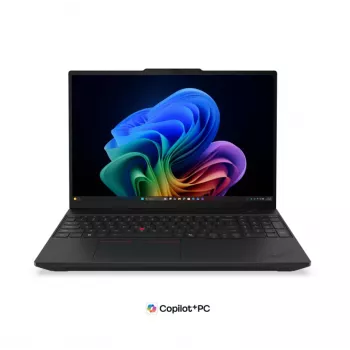 Lenovo ThinkPad T16 Gen 5 16 inch WUXGA Laptop, Intel Core Ultra 5 325U, 16GB DDR5, 512GB SSD, Intel Graphics, Windows 11 Pro, Nordische Hintergrundbeleuchtete Tastatur, Schwarz, Fingerabdruckleser, 5G aufrüstbar, 3 Jahre Garantie