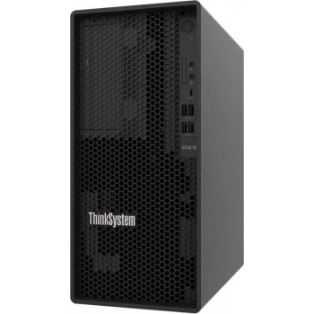 Lenovo ThinkSystem ST45 V3 Tower-Server, AMD EPYC 4344P, 32GB DDR5 RAM, 2x 960GB SSD, RAID 940-8i, 750W Platinum PSU