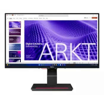 Lenovo ThinkVision T24D-4t 23,8-Zoll IPS Full-HD-Touchscreen-Monitor, 1920x1080, 120 Hz, HDR10, USB-Hub, höhenverstellbar, Raven Black