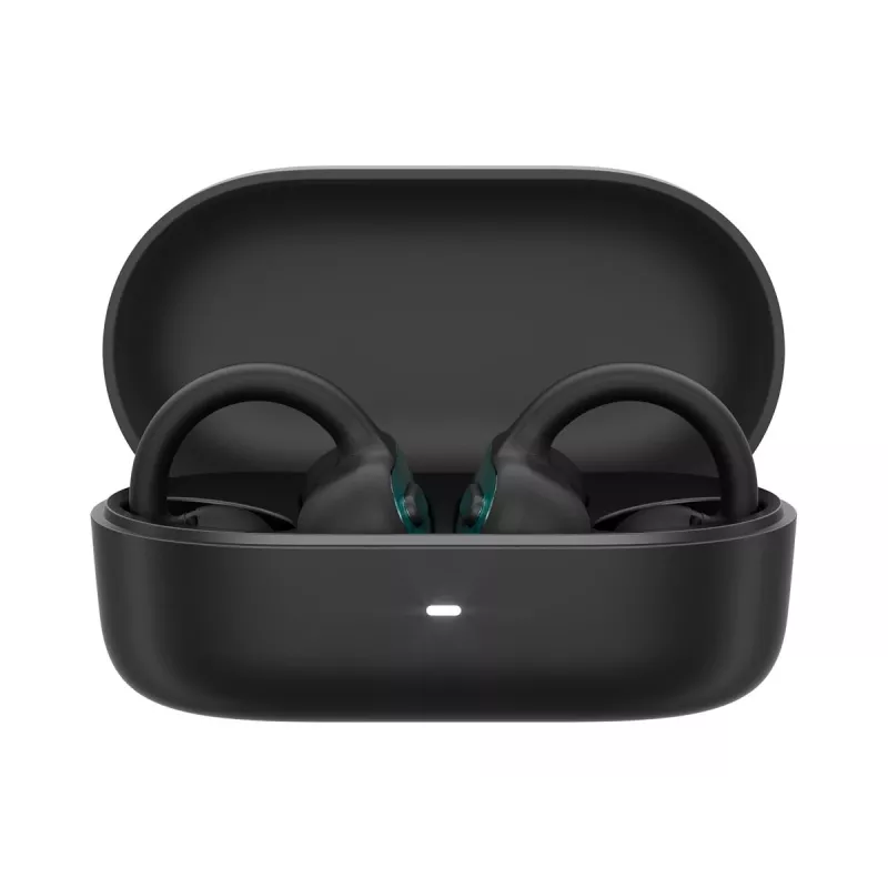 Lenovo X500 Open-Ear Clip-on Wireless Earbuds – Bluetooth 5.3, IPX5, 28h Akku, Schwarz
