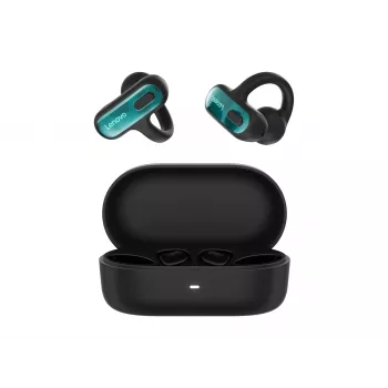 Lenovo X500 Open-Ear Clip-on Wireless Earbuds – Bluetooth 5.3, IPX5, 28h Akku, Schwarz