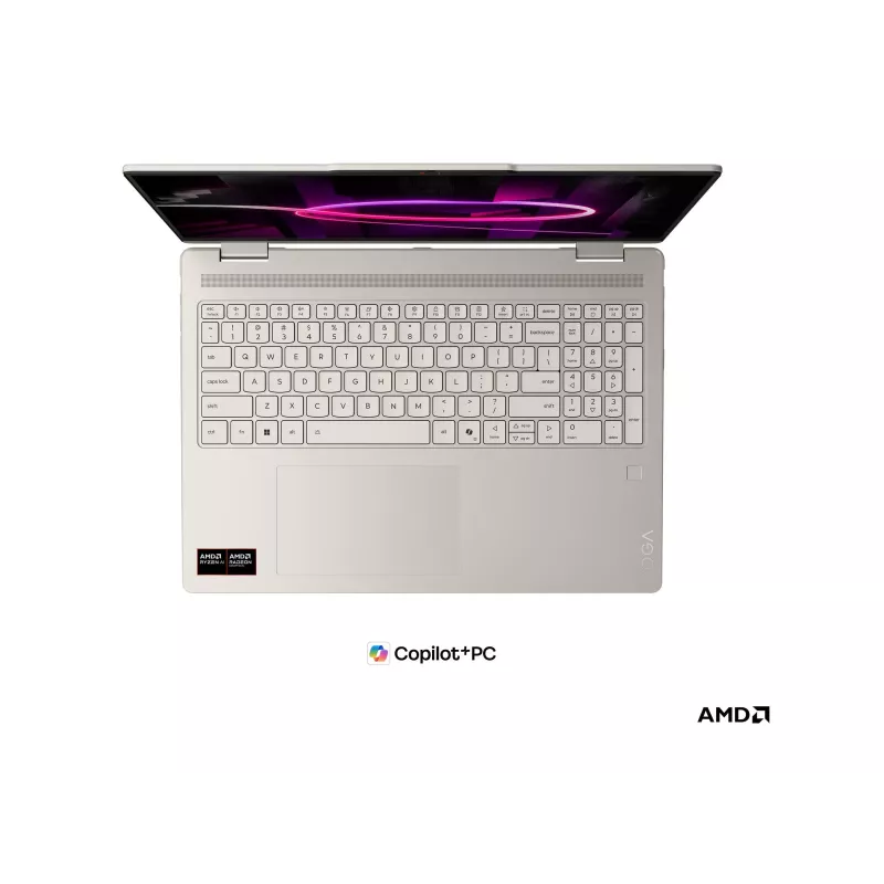 Lenovo Yoga 7 2-in-1 16AGP11 AMD 16 Zoll OLED Touchscreen 2-in-1 Laptop, AMD Ryzen AI 5 435, 16GB RAM, 512GB SSD, AMD Radeon 840M, Windows 11 Home, Seashell