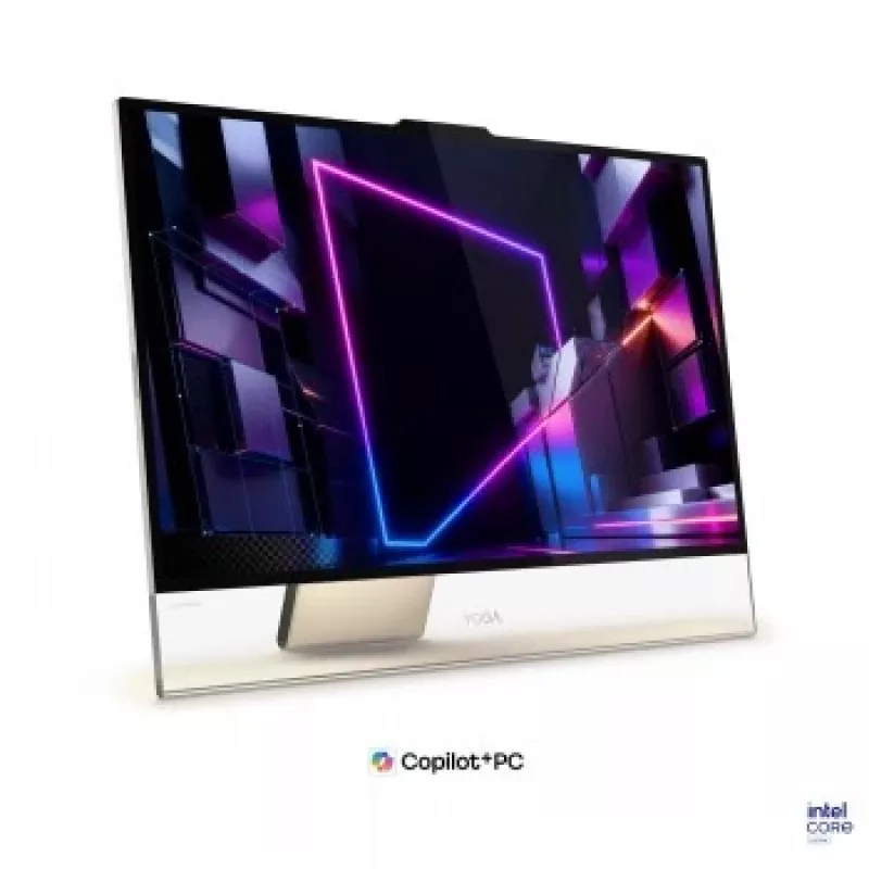 Lenovo Yoga AIO Ultra X7 All-in-One PC, 31,5 Zoll UHD OLED Touchscreen, Intel Core Ultra 7, 32GB RAM, 1TB SSD, Windows 11 Home, Seashell