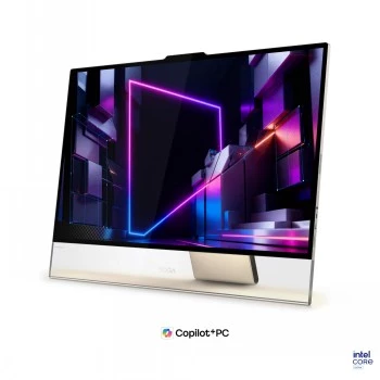Lenovo Yoga AIO Ultra X7 All-in-One PC, 31,5 Zoll UHD OLED Touchscreen, Intel Core Ultra 7, 32GB RAM, 1TB SSD, Windows 11 Home, Seashell