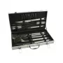 Leopold Vienna BBQ Kit 18-teilig 8x24x27 cm Edelstahl Aluminiumkoffer Silber