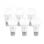 LEPRO 100092-WW-EU-6 A60 E27 7W 800lm 2700K dimmbare LED-Lampe, Energieklasse E, 6er-Pack