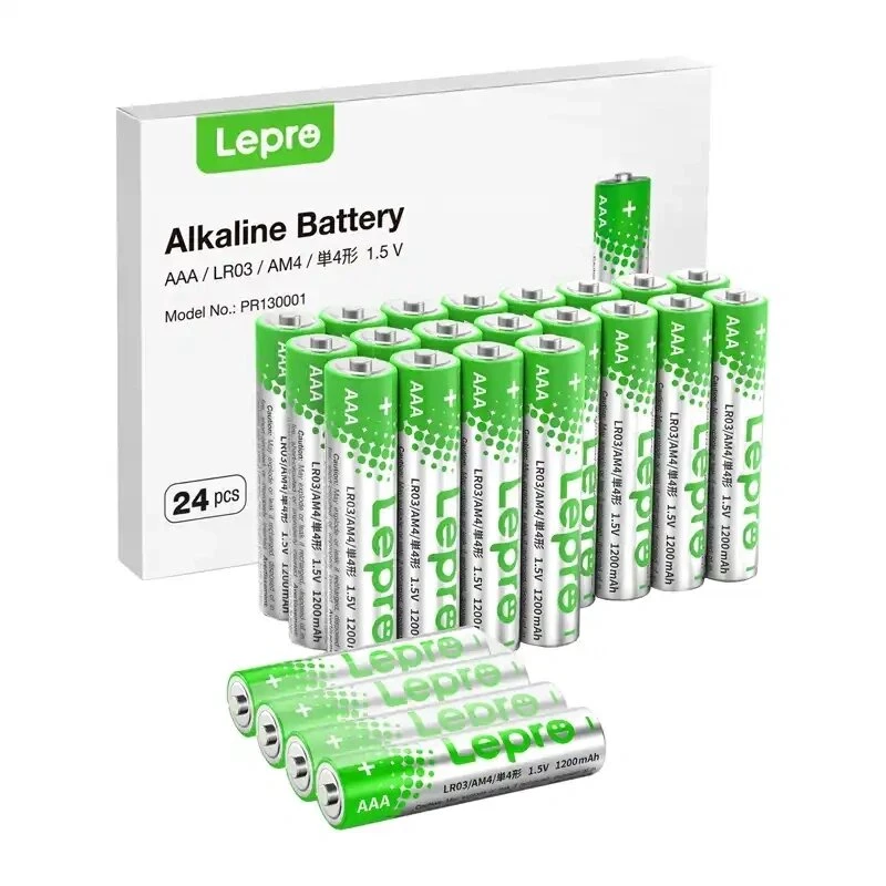 LEPRO 130001-24 AAA R3 Alkaline-Batterien, 24er-Pack