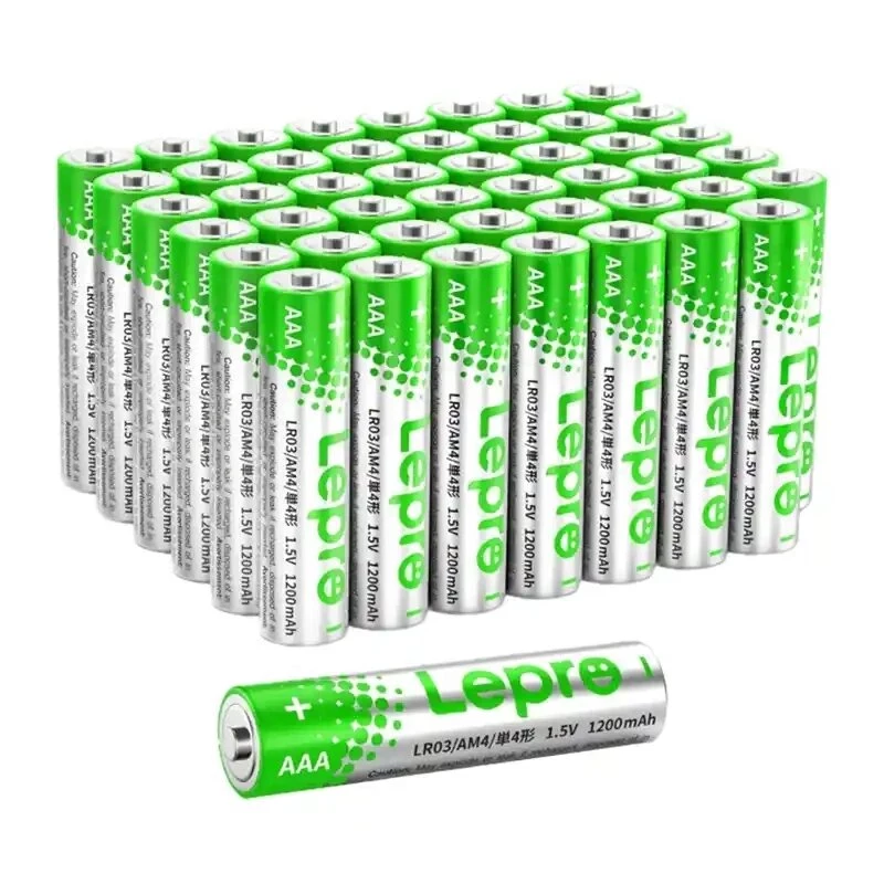 LEPRO 130001-48 AAA R3 Alkaline-Batterien, 48er-Pack | 1,5V langlebig, quecksilberfrei
