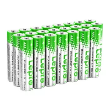 LEPRO 130002-24 AA R6 Alkaline-Batterien, 24er-Pack – 1,5V LR6 Mignon Primärzellen, 10 Jahre Lagerfähigkeit, auslaufsicher, quecksilberfrei