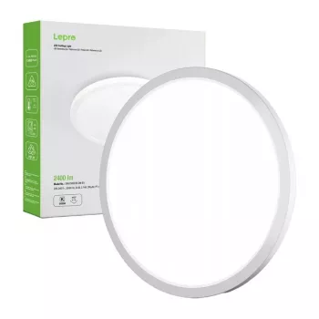 LEPRO 1500039-DW-EU 24W 2400lm LED Deckenleuchte Tageslichtweiß IP54