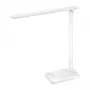 LEPRO 310003 LED-Schreibtischlampe, 700 lm, 5 Farbtemperaturen, Touch-Dimmer, USB-Ladeanschluss, Weiß