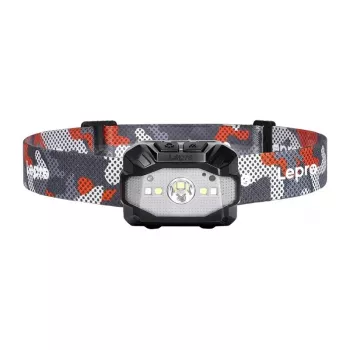 Lepro 320022 Wiederaufladbare LED-Stirnlampe 600 Lumen mit Bewegungssensor und IPX4