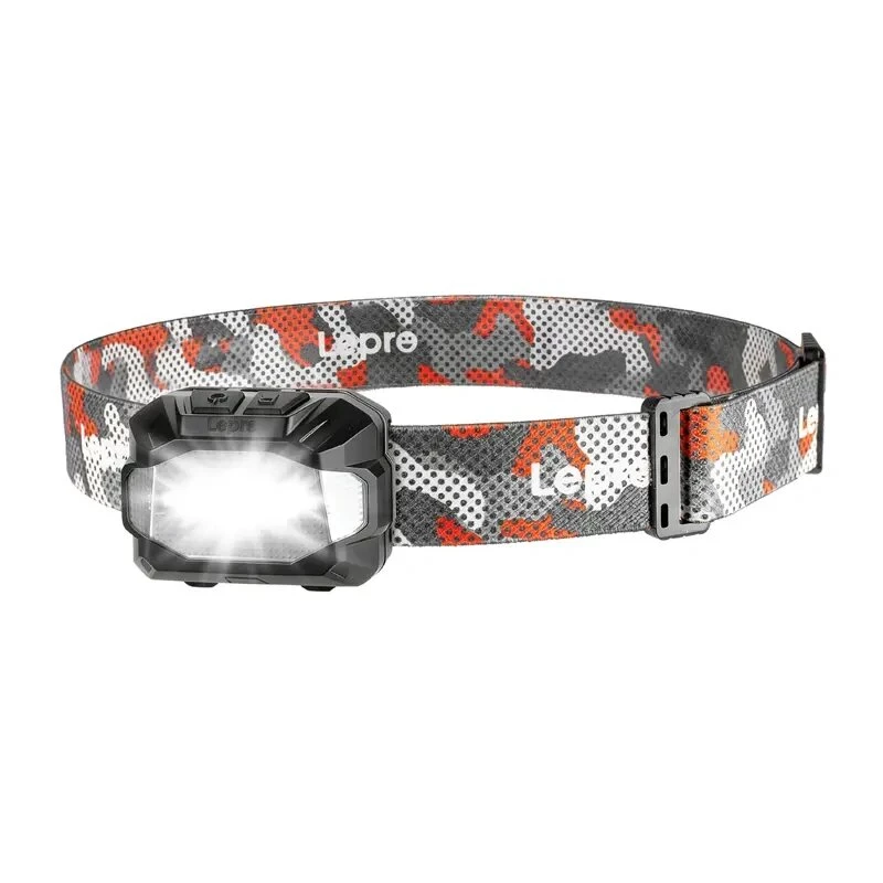 LEPRO 320023 300 lm wiederaufladbare Stirnlampe mit Rotlichtmodi