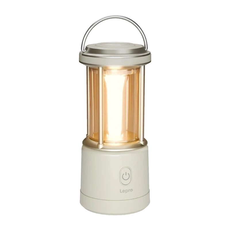 Lepro 330043-WH Campinglampe – 1000 Lumen wiederaufladbare LED-Laterne mit Powerbank, IPX4